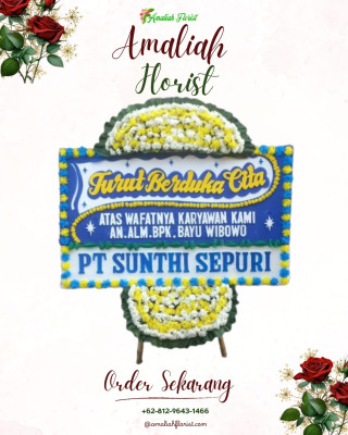 Papan Bunga Duka di Lumbis
