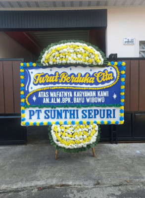 Papan Bunga Duka di Lumbis