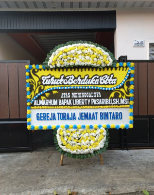 Papan Bunga Duka di Lumbis
