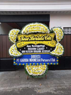 Papan Bunga Duka di Lumbis
